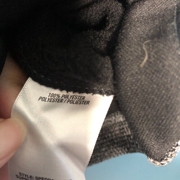 Spyder Sweater Mens Medium Gray 1/4 Zip Sweatshirt Fleece - Picture 6 of 9